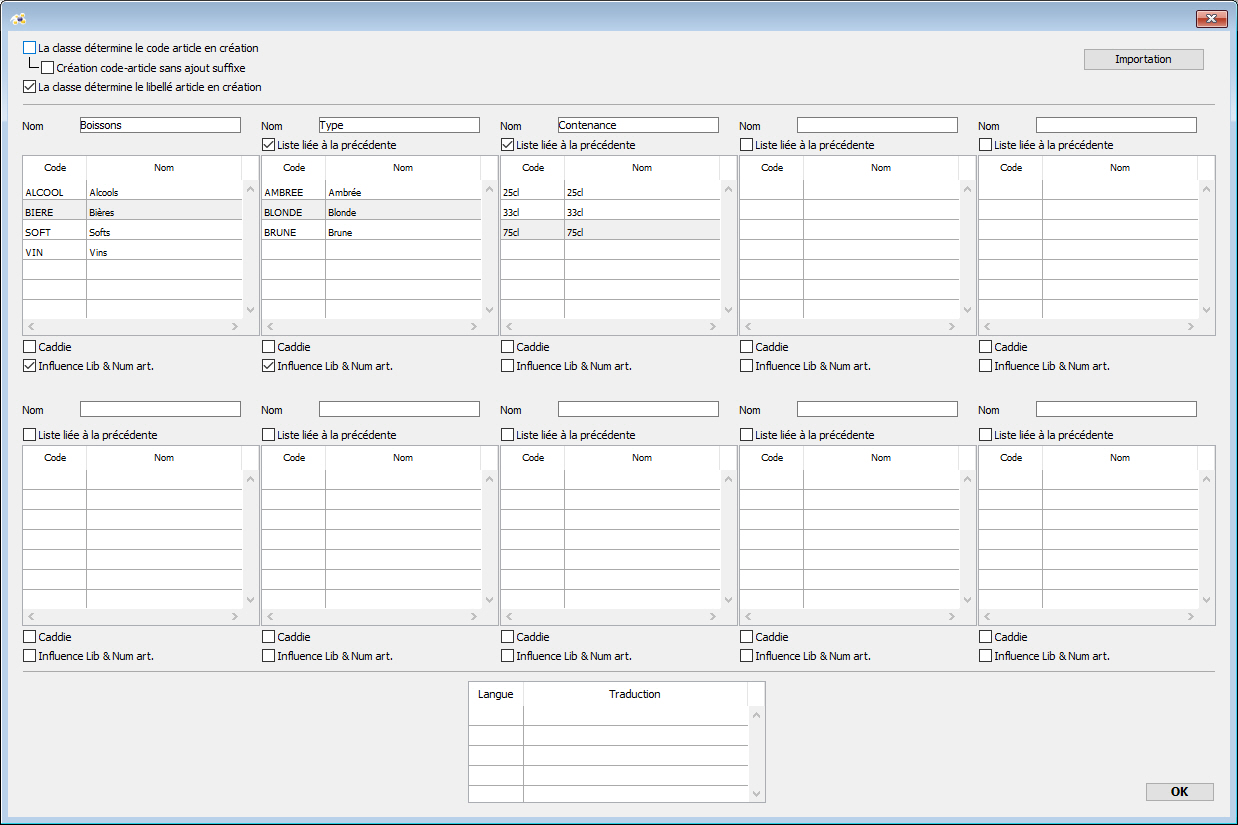 classes - vue d'ensemble